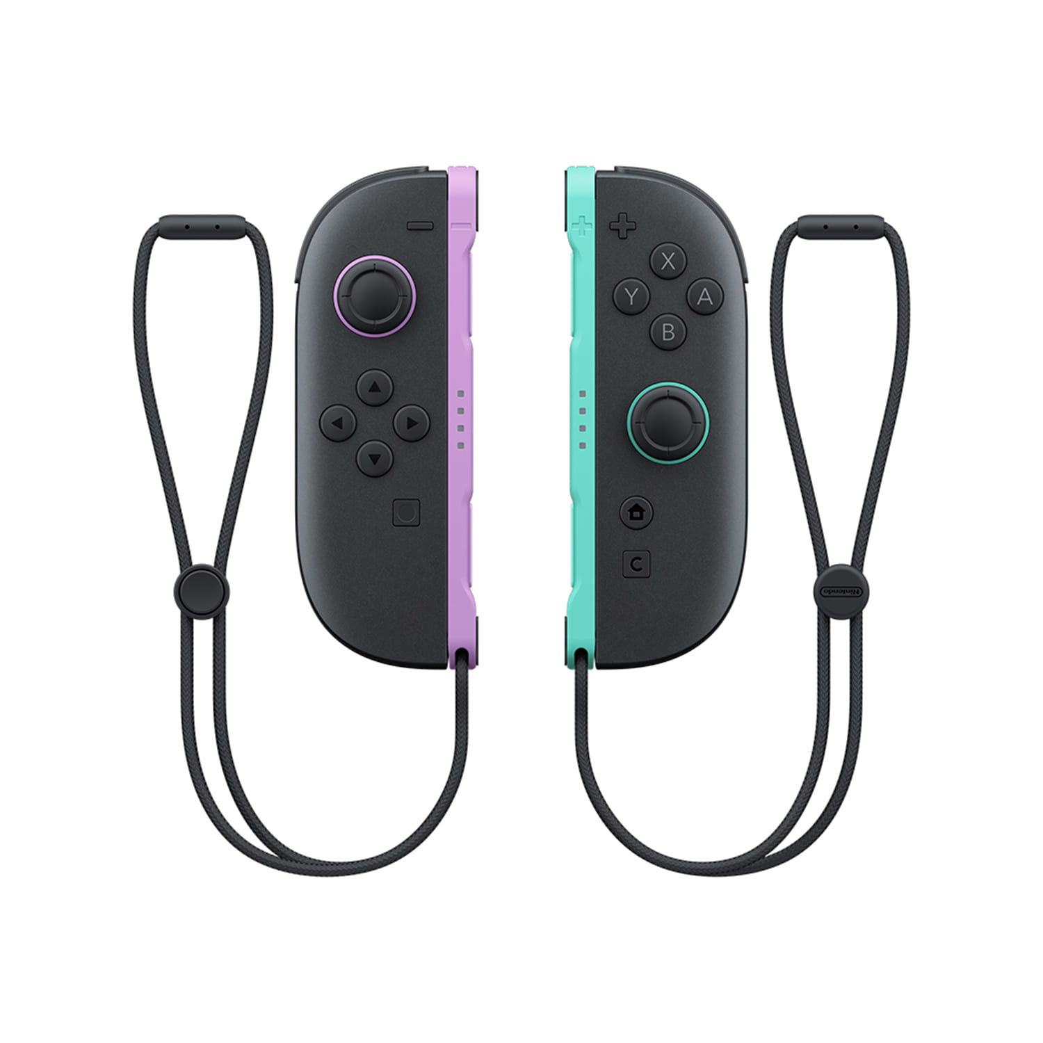 Joy Con 2 Light Purple - Light Green - B