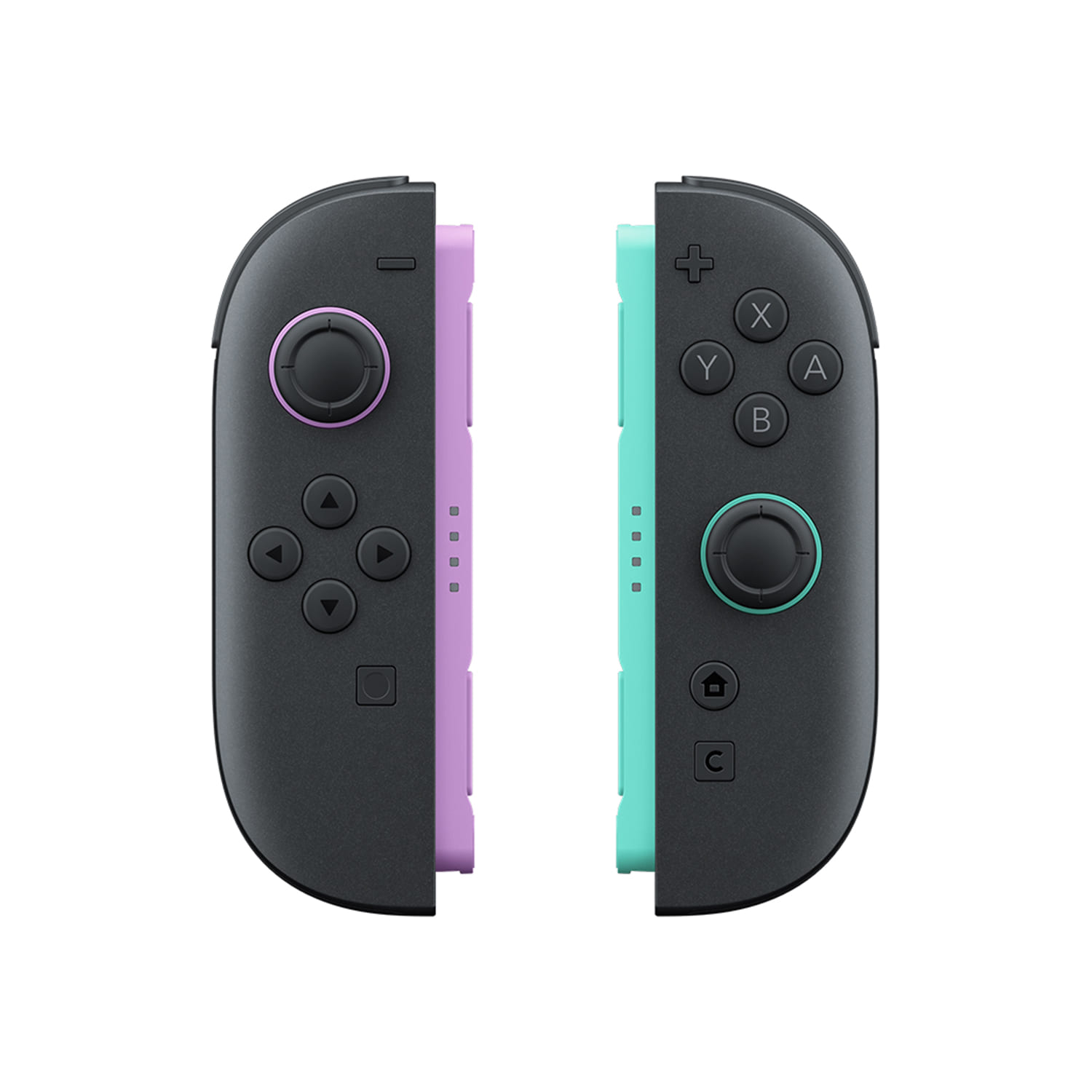 Joy Con 2 Light Purple - Light Green - C