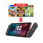 Nintendo Switch 2 + 3 Opciones de juegos A