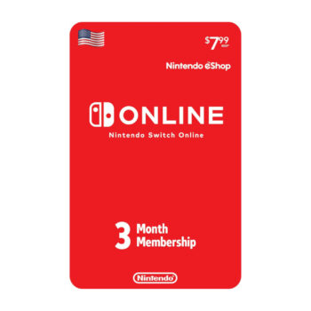 GIFT CARD NINTENDO SWITCH ONLINE 3 MESES USA