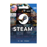 GIFT CARD STEAM 20$ USA