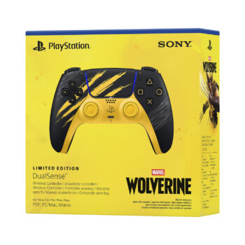 MANDO PS5 DUALSENSE - MARVEL'S WOLVERINE BATTLE YELLOW EDICIÓN LIMITADA